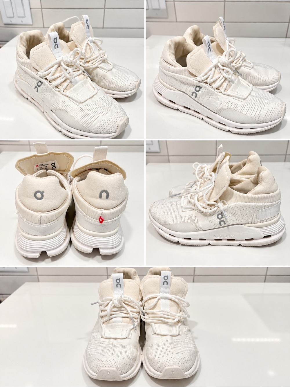 On Running on clouds woman’s size 8 Sneakers in White